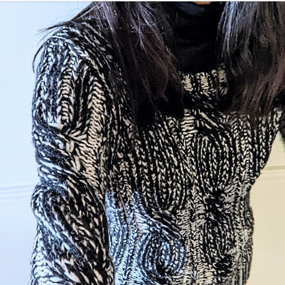 Madewell Smoky Free People Style Chunky Knit Sweater. XS. - Picture 2 of 14